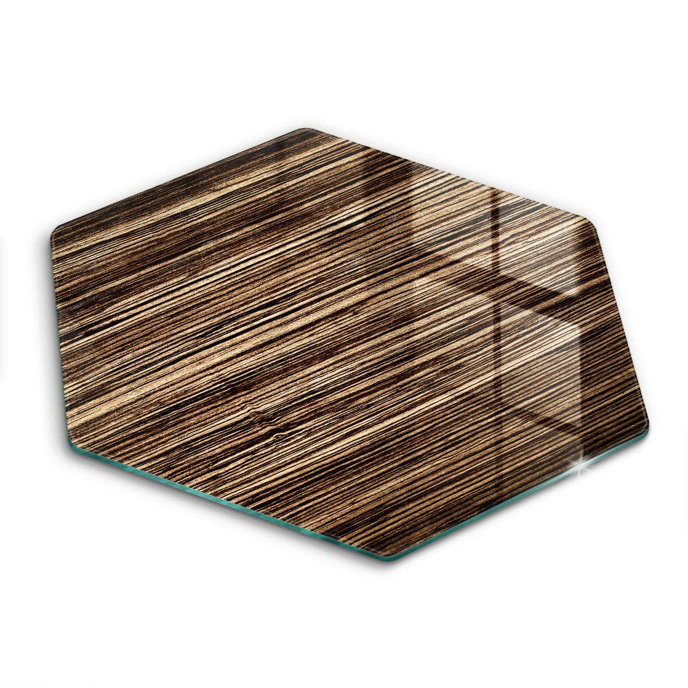 Skleněná deska do kuchyně Textura dřeva