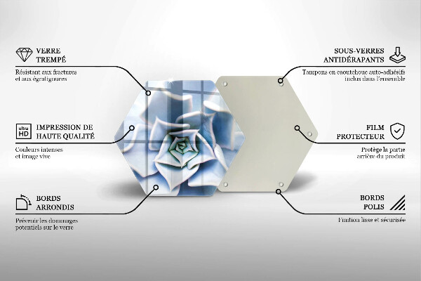 Skleněná deska do kuchyně Květinová rostlina