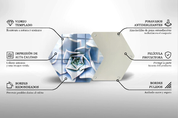Skleněná deska do kuchyně Květinová rostlina