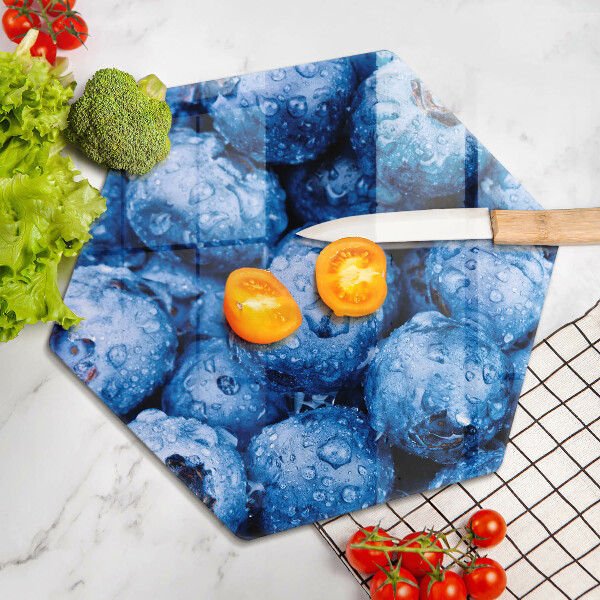 Skleněná deska do kuchyně Šťavnaté borůvky