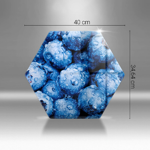 Skleněná deska do kuchyně Šťavnaté borůvky