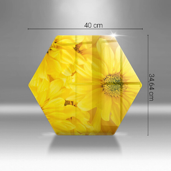 Skleněná deska do kuchyně Okvětní lístky