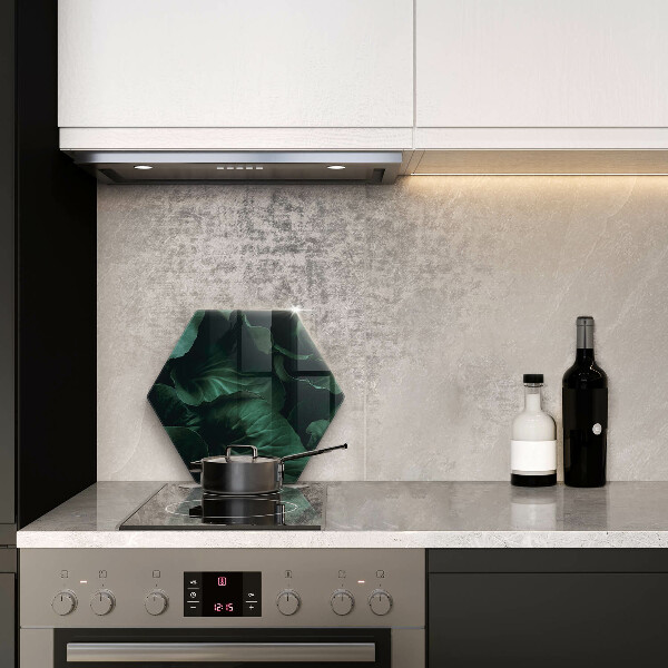 Skleněná krájecí deska Divoké tmavé listy