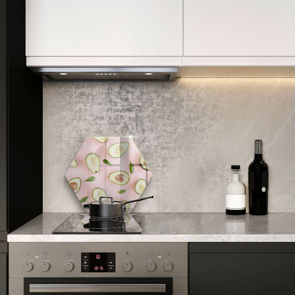 Skleněná krájecí deska Avokádový vzor