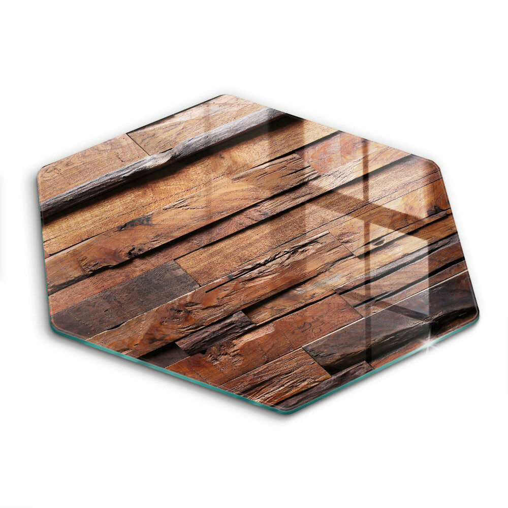Skleněná krájecí deska Dekorativní dřevěné desky