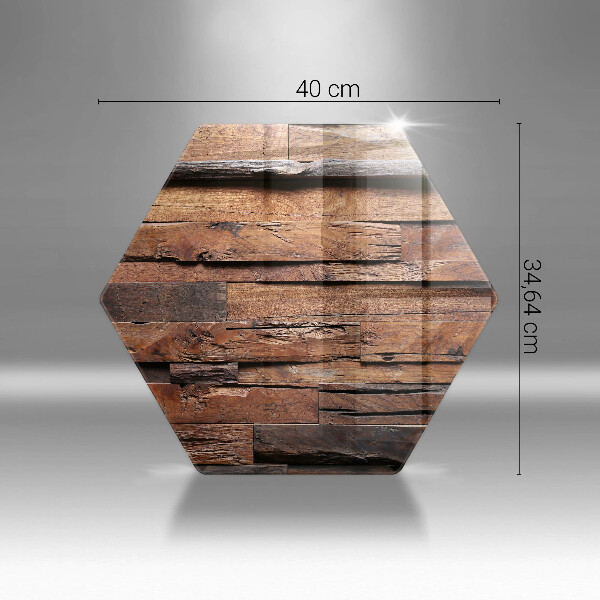 Skleněná krájecí deska Dekorativní dřevěné desky