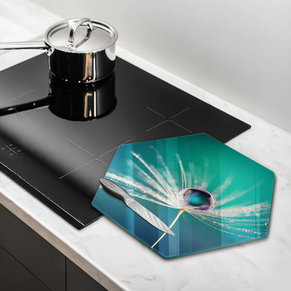 Skleněné krájecí prkénko Rosa na pampelišce