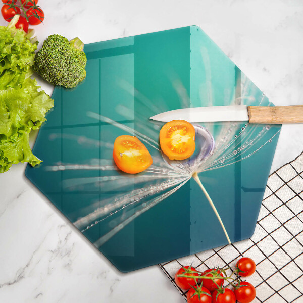 Skleněné krájecí prkénko Rosa na pampelišce