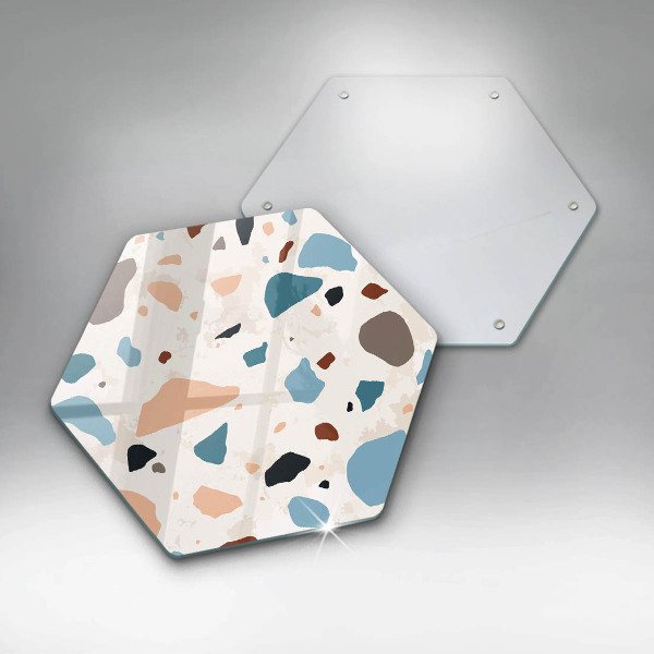 Skleněné krájecí prkénko Dekorativní kamenina