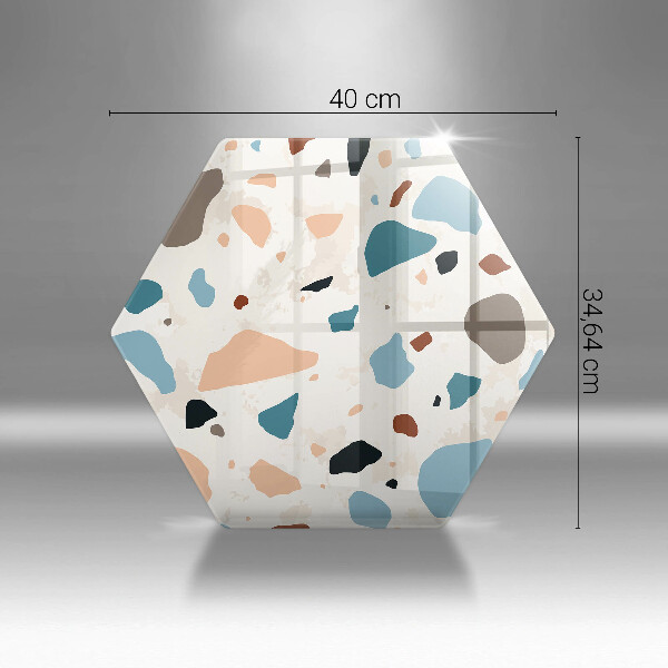 Skleněné krájecí prkénko Dekorativní kamenina