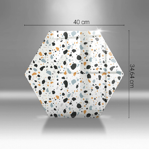 Skleněná deska do kuchyně Dekorativní kamenina