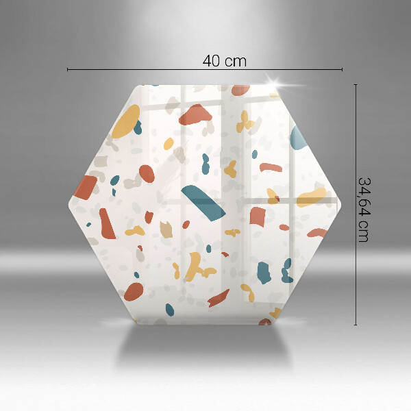 Skleněná deska do kuchyně Dekorativní kamenina