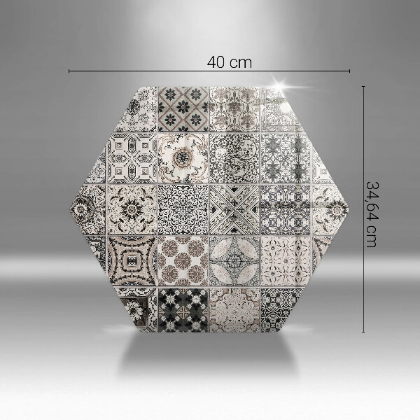 Skleněná deska do kuchyně Dekorativní dlaždice