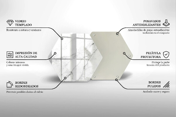 Skleněná deska do kuchyně Elegantní textura mramoru