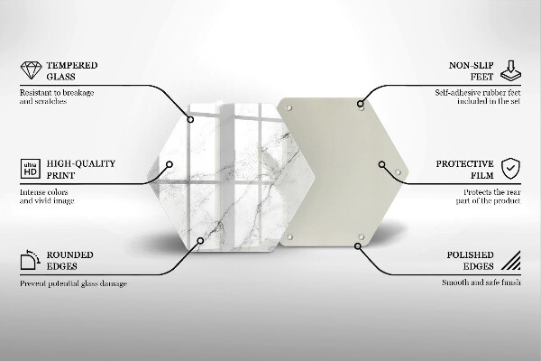 Skleněná deska do kuchyně Elegantní textura mramoru