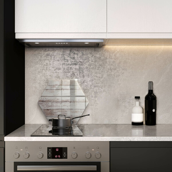 Skleněná deska do kuchyně Staré dřevěné desky