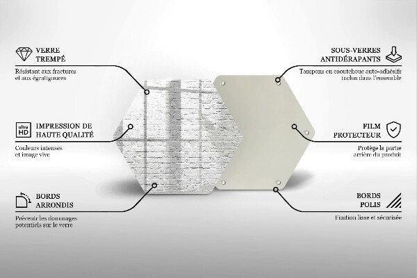 Skleněná deska do kuchyně Cihlová zeď