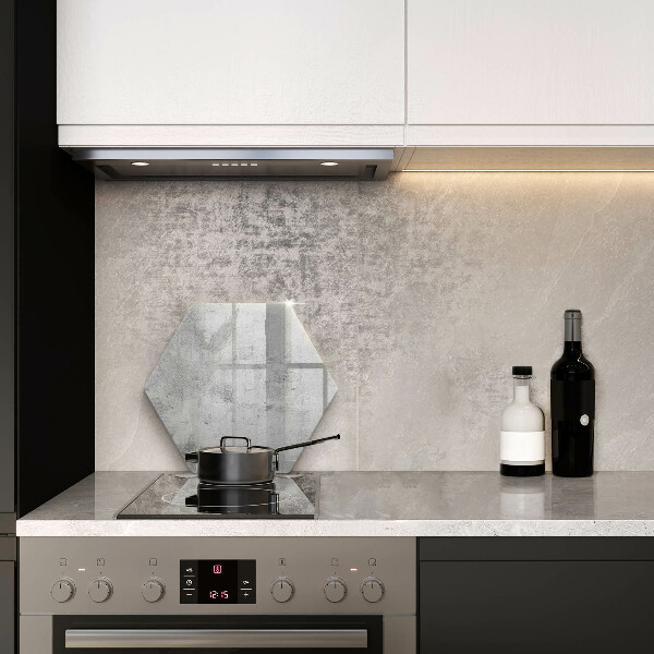 Skleněná deska do kuchyně Betonová textura