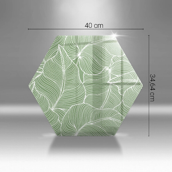 Skleněná deska do kuchyně Lineární listy