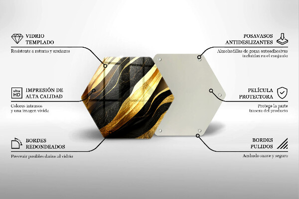 Skleněná deska do kuchyně Elegantní abstrakce