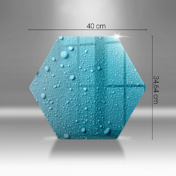 Skleněná deska do kuchyně Kapky vody