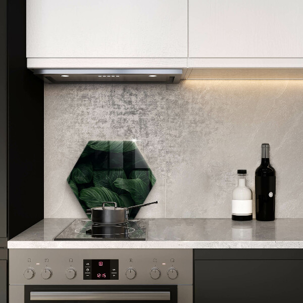 Skleněná krájecí deska Tmavé listy