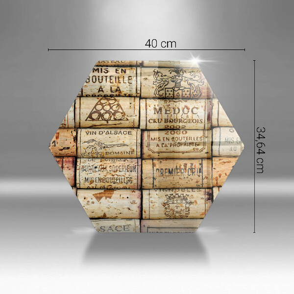 Skleněná deska do kuchyně Staré zátky od vína