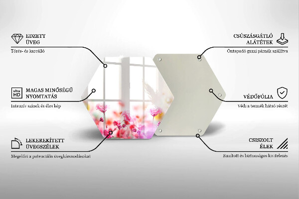 Skleněná krájecí deska Květinová louka