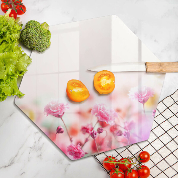 Skleněná krájecí deska Květinová louka