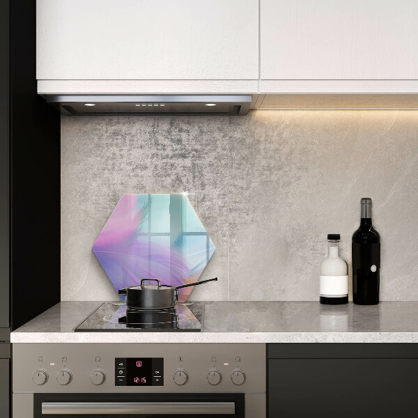 Skleněná krájecí deska Pastelové peří