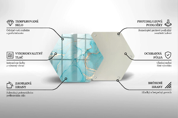 Skleněná krájecí deska Kamenná abstrakce