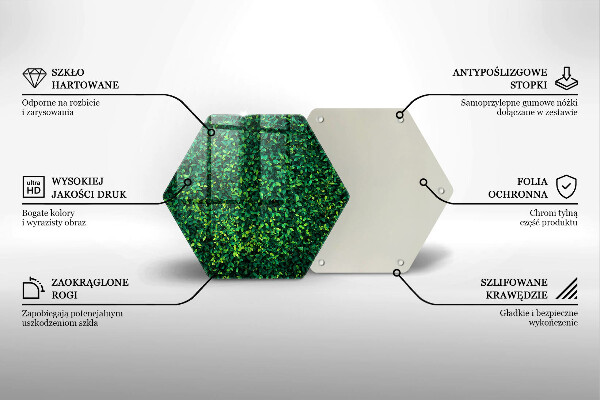 Skleněná krájecí deska Rostlina s malými listy