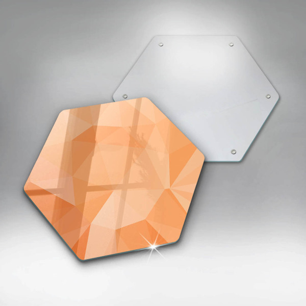 Skleněná krájecí deska Geometrické pozadí