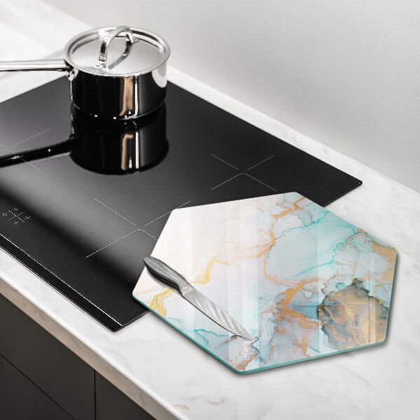 Skleněná krájecí deska Mramorová abstrakce