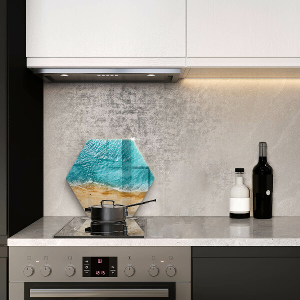 Skleněná krájecí deska Pláž pobřeží a moře