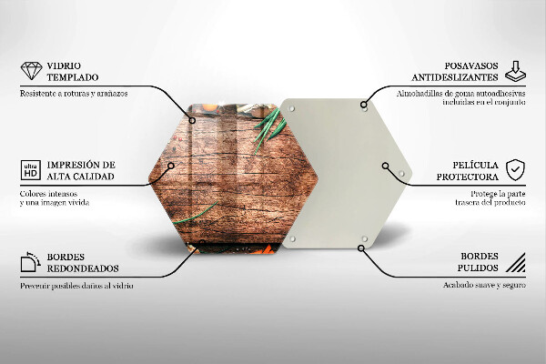 Skleněná krájecí deska Dřevěné kuchyňské prkénko