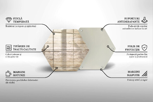 Skleněná krájecí deska Dřevěná prkna