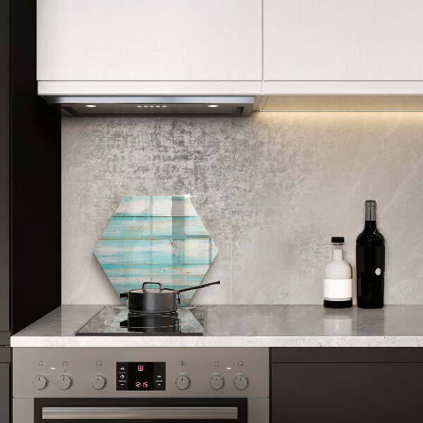 Skleněná deska do kuchyně Vintage dřevěné desky