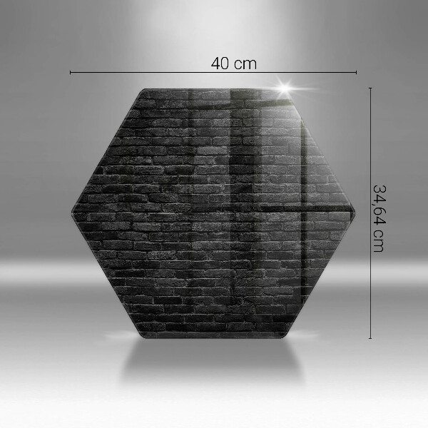 Skleněná deska do kuchyně Zeď cihlová zeď