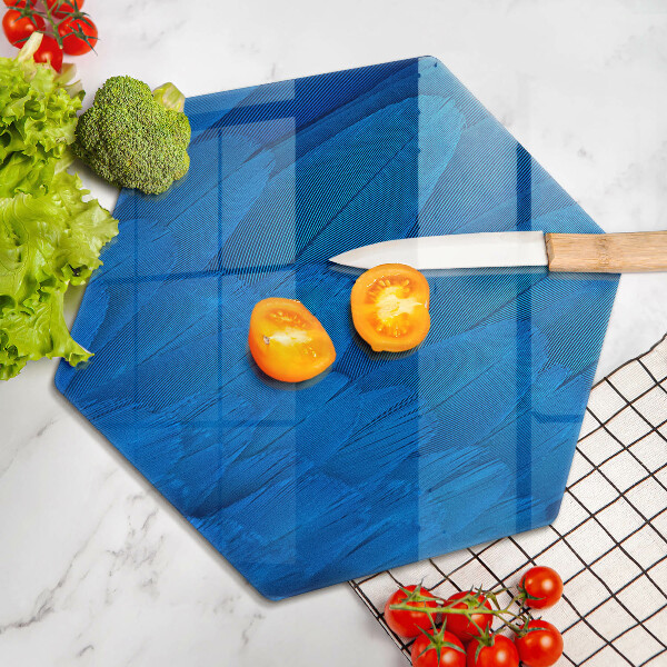 Skleněná krájecí deska Ptačí peří