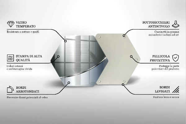 Skleněná deska do kuchyně Kovový abstrakce vzor