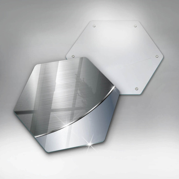 Skleněná deska do kuchyně Kovový abstrakce vzor