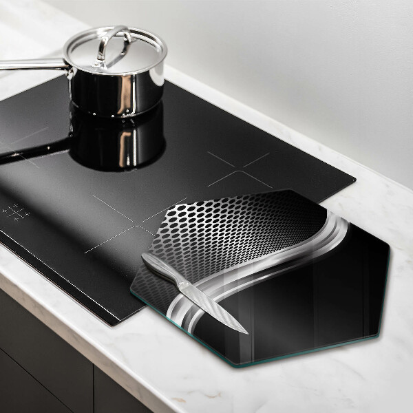 Skleněná deska do kuchyně Kovová konstrukce