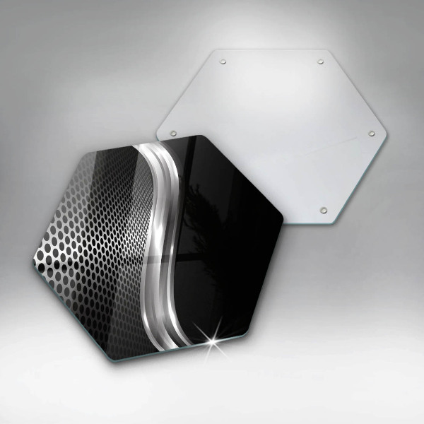 Skleněná deska do kuchyně Kovová konstrukce