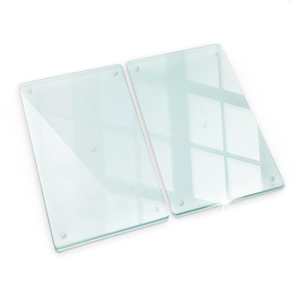 Průhledná skleněná krycí deska na sporák 2x30x52 cm