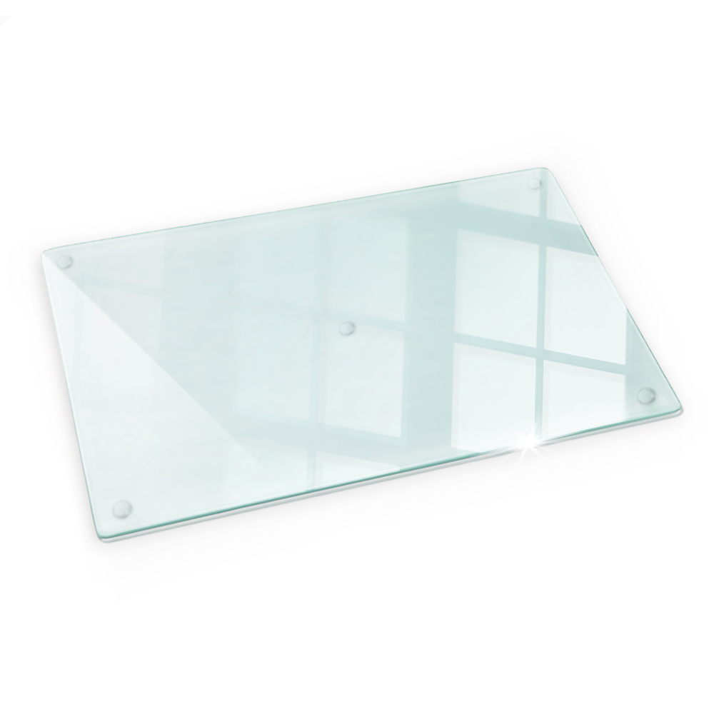 Průhledná skleněná deska do kuchyně 52x30 cm