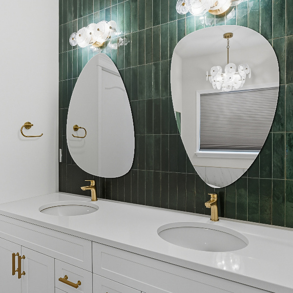 Zrcadlo vajíčko 57x80 cm