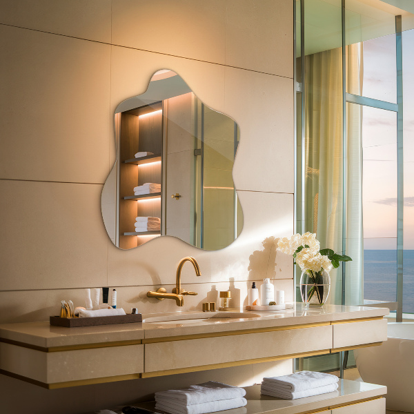 Zrcadlo skvrna atypické 58x58 cm