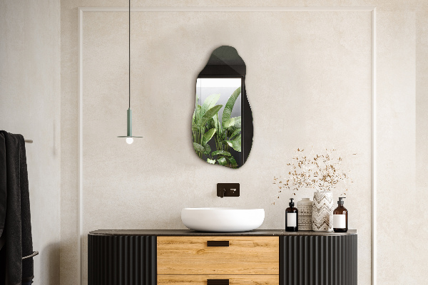 Nepravidelné zrcadlo originální zavěšení 50x100