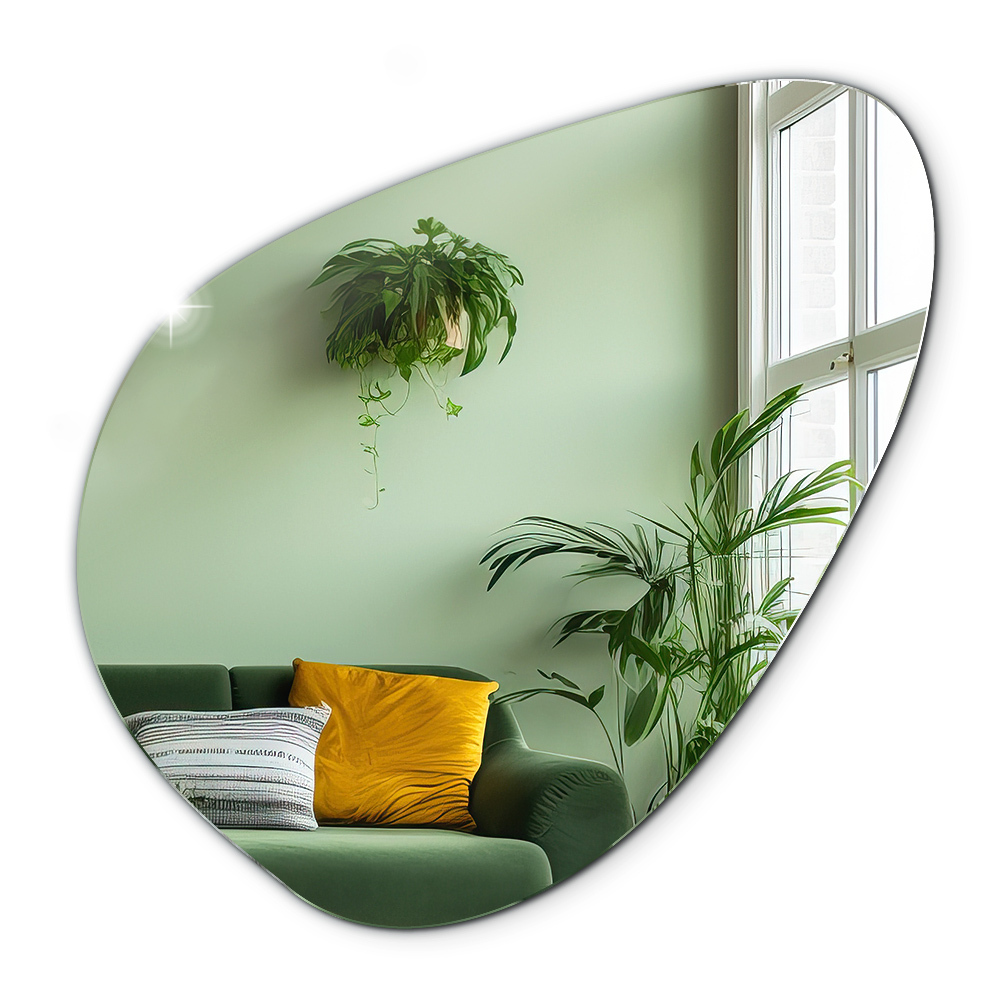 Organické zrcadlo 77x77 cm